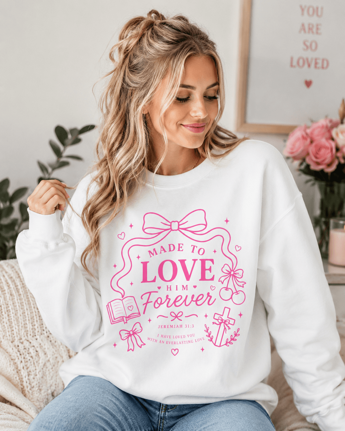 Everlasting Love Lightweight Crewneck Sweatshirt